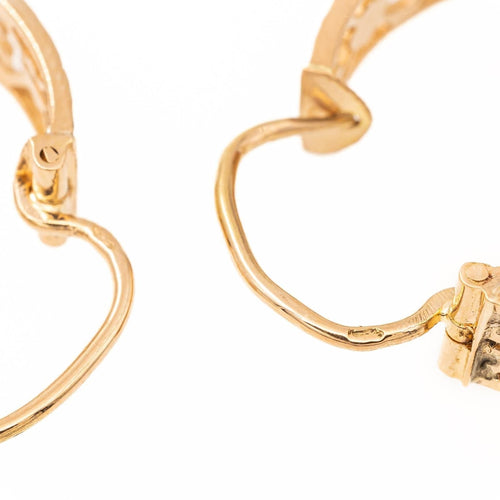 Boucles d'oreilles Boucles d'oreilles Créoles Or Rose 58 Facettes 2270815CN