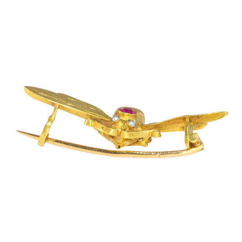Broche Broche insecte bourdon doré 58 Facettes 22292-0339