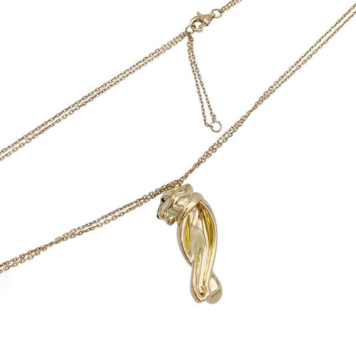 Collier Collier Cartier, "Panthère de Cartier", or jaune. 58 Facettes 32344