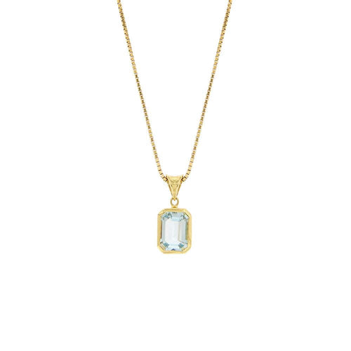 Collier Collier pendentif topaze 58 Facettes 17210