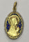 Pendentif Médaille de baptême en or émail et perles 58 Facettes 4