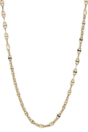 Collier CHAINE MAILLE GRAIN DE CAFÉ FANTAISIE 58 Facettes 059941