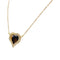 Collier Collier, "Coeur", or jaune, oeil de tigre, diamants. 58 Facettes 32611