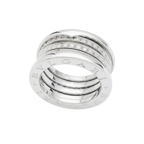 Bague 54 Bague Bulgari, "B.Zero1", or blanc et diamants. 58 Facettes 31073