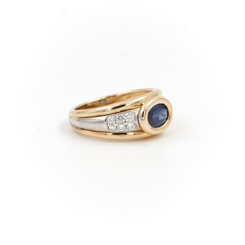 Bague 53 Bague Or jaune Saphir 58 Facettes 1875613CN