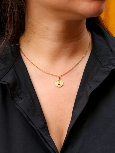 Pendentif AUGIS - Médaille amour Plus qu’hier moins que demain 58 Facettes 806