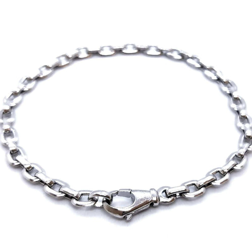 Bracelet Cartier Bracelet Maille forçat Santos Or blanc 58 Facettes 2133830CN