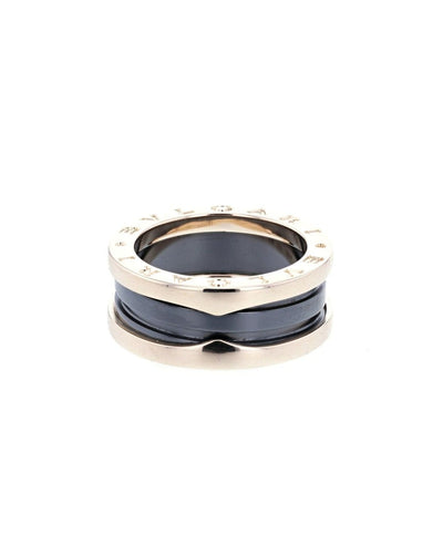 Bague 50 Bague BULGARI B.ZERO 1 PM en Céramique, Or Rose 750/1000 58 Facettes 60271-55912