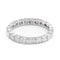 Bague 59 Bague Alliance américaine Platine Diamant 58 Facettes 1875647CN