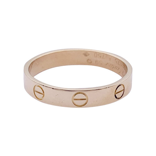 Bague 59 Bague Cartier, "Alliance Love", or rose. 58 Facettes 32682