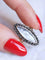 Bague marquise ancienne en or et argent, miniature, début du XXe siècle 58 Facettes
