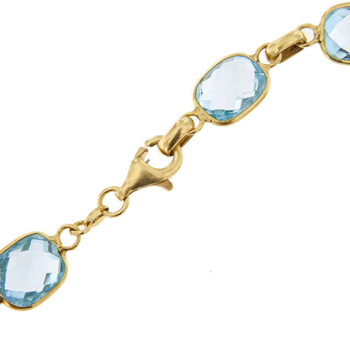 Collier Collier ras du cou avec topaze 58 Facettes 35053