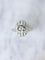 Bague Bague de fiançailles ovale Art Deco platine or blanc et diamants 58 Facettes