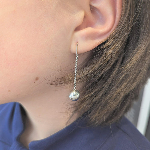 Boucles d'oreilles Tiffany & Co  - Boucles d'oreilles sphère argent 58 Facettes 25386