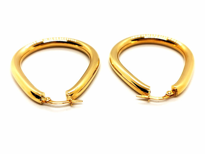 Boucles d'oreilles Boucles d'oreilles Créoles Or jaune 58 Facettes 1660378CN
