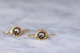 Boucles d'oreilles poissardes en or et émail 58 Facettes
