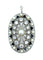 Pendentif Pendentif Belle-Epoque or blanc, platine, diamants, saphirs et perles 58 Facettes