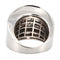 Bague 53 Bague or blanc diamants 58 Facettes 61E00326