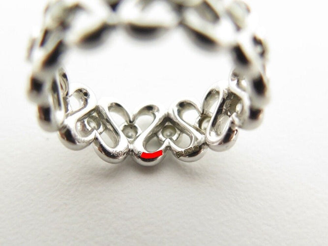 Bague 47 bague DE BEERS reverie swan 47 or blanc 18k & 14 diamants 0.39ct 58 Facettes 246298