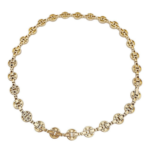 Collier Collier Cartier "Himalia" or jaune, diamants. 58 Facettes 33567