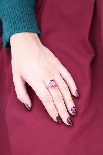 Bague 54 Bague Cocktail Or jaune Tourmaline 58 Facettes 1955907CN