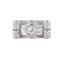 Bague Bague Tank Platine Diamants 58 Facettes 1