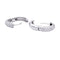 Boucles d'oreilles Boucles d'oreilles créoles en or blanc, diamants. 58 Facettes 32880