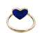 Bague 53 Bague Poiray, "L'attrape-coeur", or jaune, lapis lazuli. 58 Facettes 33210