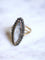 Bague marquise ancienne en or et argent, miniature, début du XXe siècle 58 Facettes