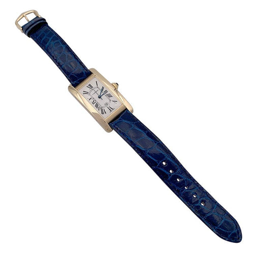 Montre Montre Cartier, "Tank Américaine", or jaune. 58 Facettes 32141