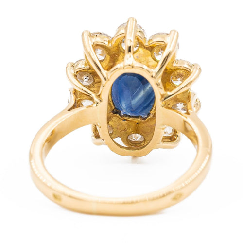 Bague 50 Bague Pompadour or jaune Saphir 58 Facettes 2308534CN
