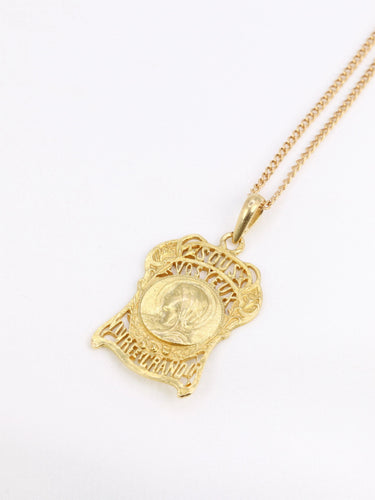 Pendentif Médaille Art Nouveau Sous vos yeux, vivre et grandir 58 Facettes 803