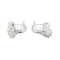 Boucles d'oreilles Boucles d'oreilles Dormeuses Or blanc Diamant 58 Facettes 2027486CN