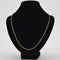 Collier Chaine or jaune maille grain d'avoine 58 Facettes 13-172C