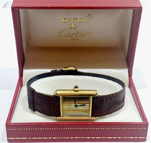 Montre Cartier - Montre De Femme Must 58 Facettes 3083/7