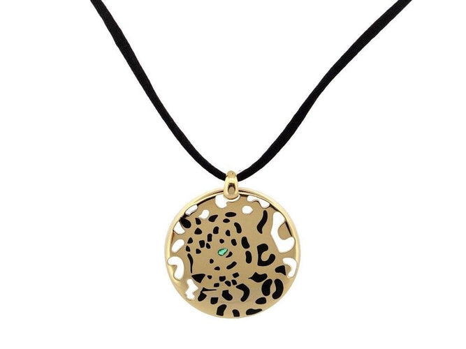 Collier collier CARTIER sauvage tsavorite panthere ajouree 70cm or jaune 18k 58 Facettes 255758