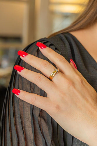 Bague 52.5 Guy Laroche Bague Or jaune Diamant 58 Facettes 2748122CN
