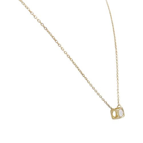 Collier Collier Dinh Van, " Le Cube", or jaune, diamant 58 Facettes 32681