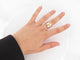 Bague 54 bague GUCCI icon or jaune 18k monogramme gg 58 Facettes 254506