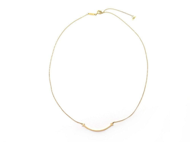 Collier collier TIFFANY & CO smile small en or jaune 18k 58 Facettes 256134