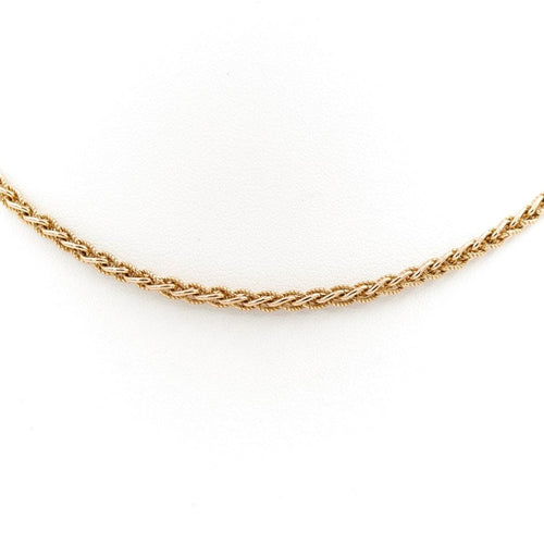 Collier Collier Maille torsadée Or jaune 58 Facettes 1875429CN