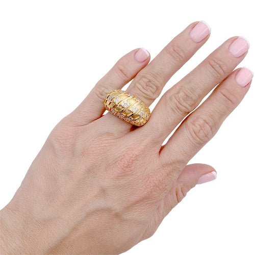 Bague 52 Bague Dior, "Poulette", or jaune, diamants. 58 Facettes 32983