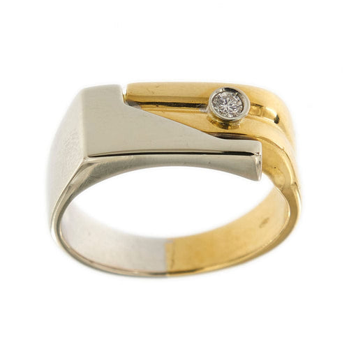 Bague Bague Chevalière diamant 58 Facettes 29646