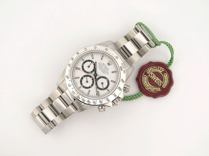 Montre vintage montre ROLEX daytona zenith tritium 40mm acier 58 Facettes 254963