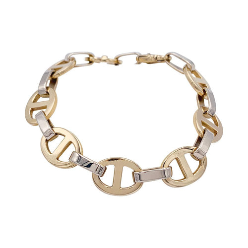 Bracelet Bracelet deux ors maille marine. 58 Facettes 32406