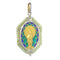 Pendentif Médaille Diamants et émail plique-a-jour 58 Facettes 23191-0426