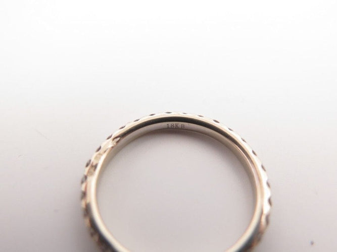 Bague 51 bague alliance pavage complet 30 diamants 0.87ct or jaune 18k 58 Facettes 255906