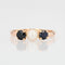 Bague 57 Bague saphirs et perle de culture 58 Facettes 21-691
