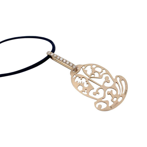 Pendentif Pendentif Pomellato, "Ming", or rose, diamants bruns. 58 Facettes 32806