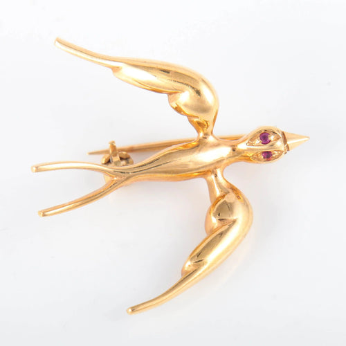Broche Broche REPOSSI Hirondelle 58 Facettes 8311